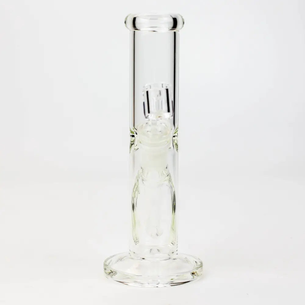 8" 2-in-1 clear tube glass Dab Rig [AKGA013]_3