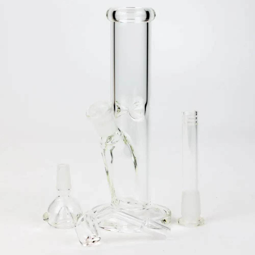 8" 2-in-1 clear tube glass Dab Rig [AKGA013]_8