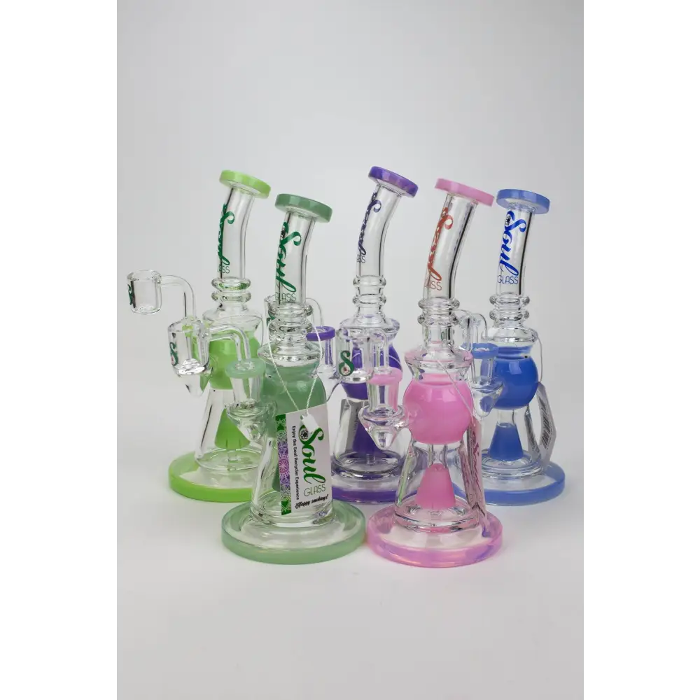 8.2" SOUL Glass 2-in-1 Cone diffuser glass bong_0