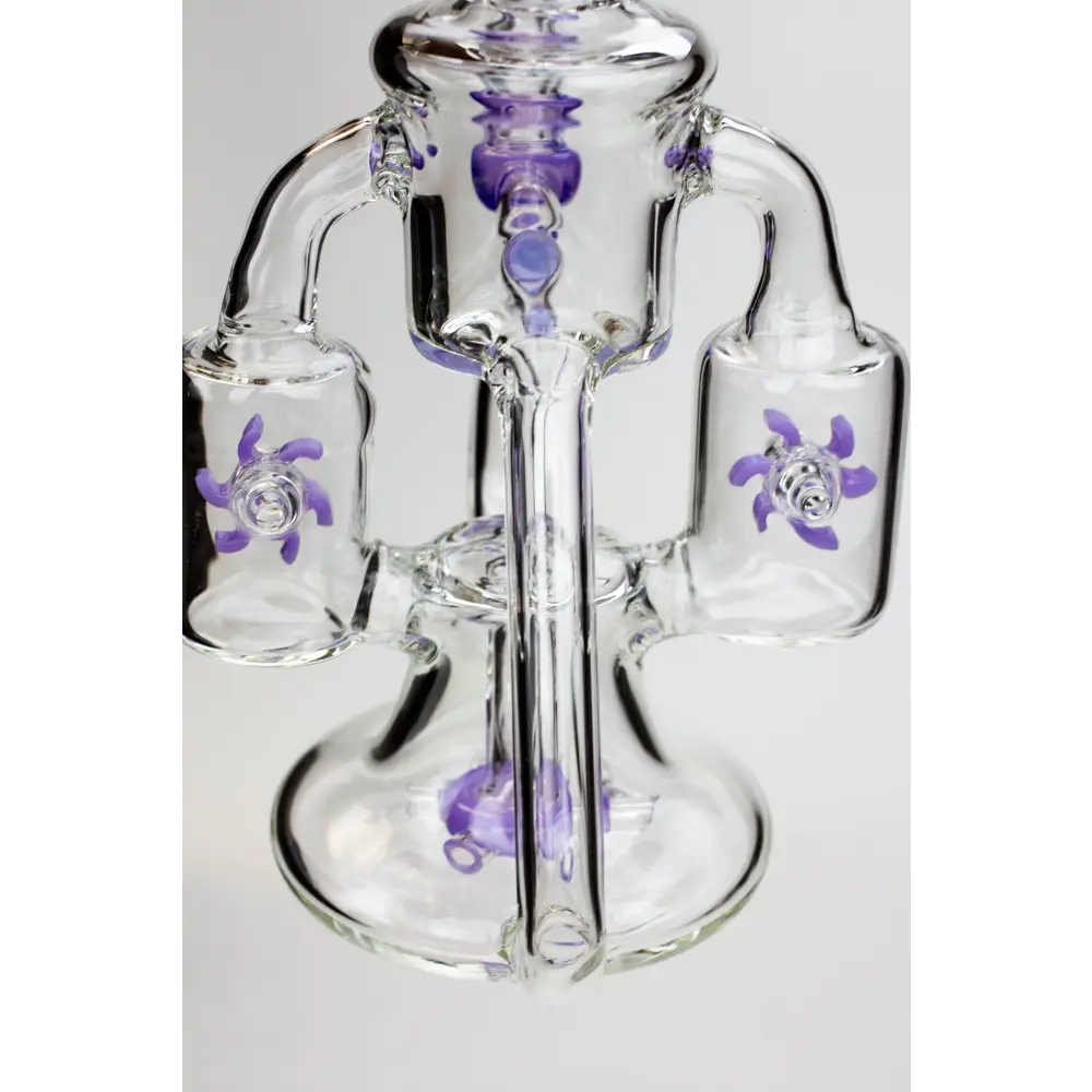 8.5" Genie twin turbine recycler dab rig_1