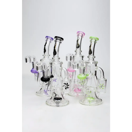 8.5" Genie twin turbine recycler dab rig_0