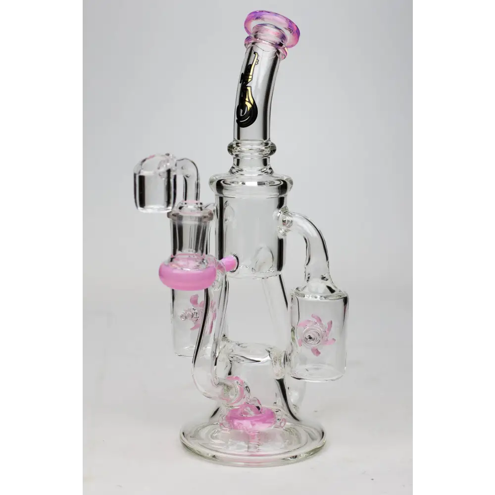 8.5" Genie twin turbine recycler dab rig_9