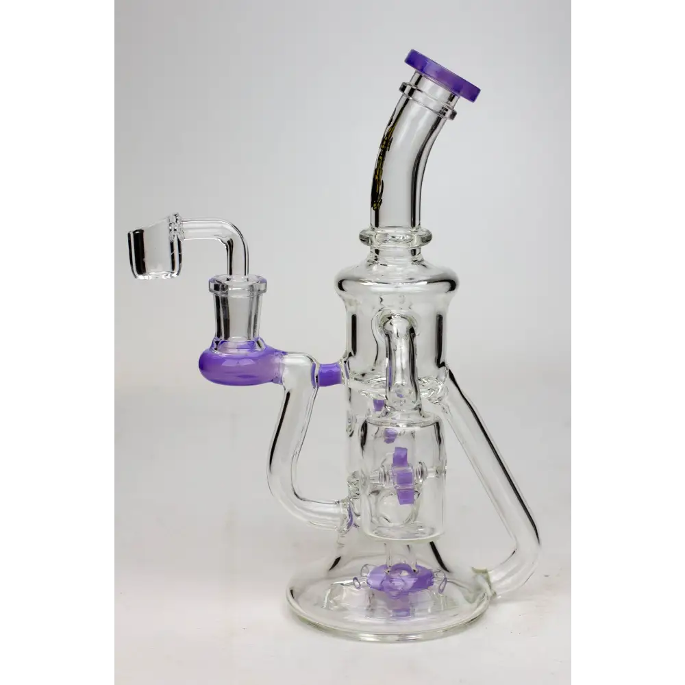 8.5" Genie twin turbine recycler dab rig_11