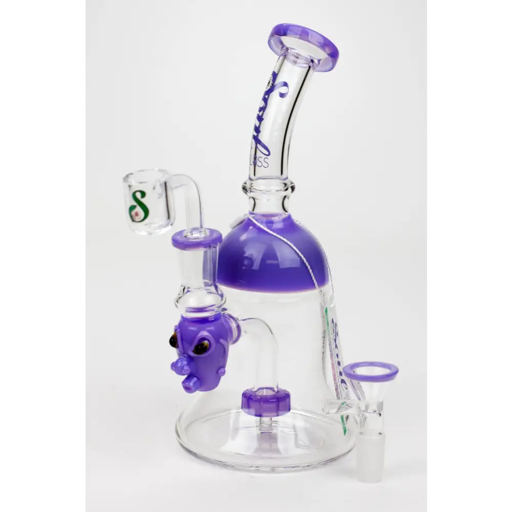 8.5" SOUL Glass 2-in-1 show head diffuser bong_8