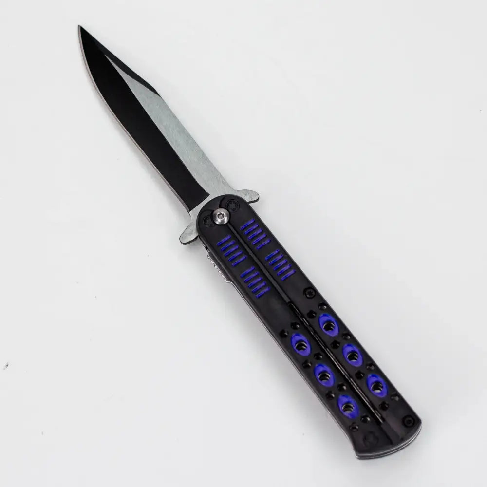 8.5″ Tiger-USA® Butterfly Style Tiger pocket knife  [SJ-1040]_13