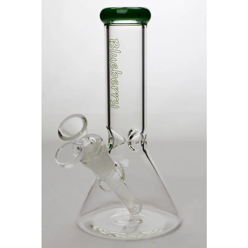 8" Blueberry glass beaker water bongs_4