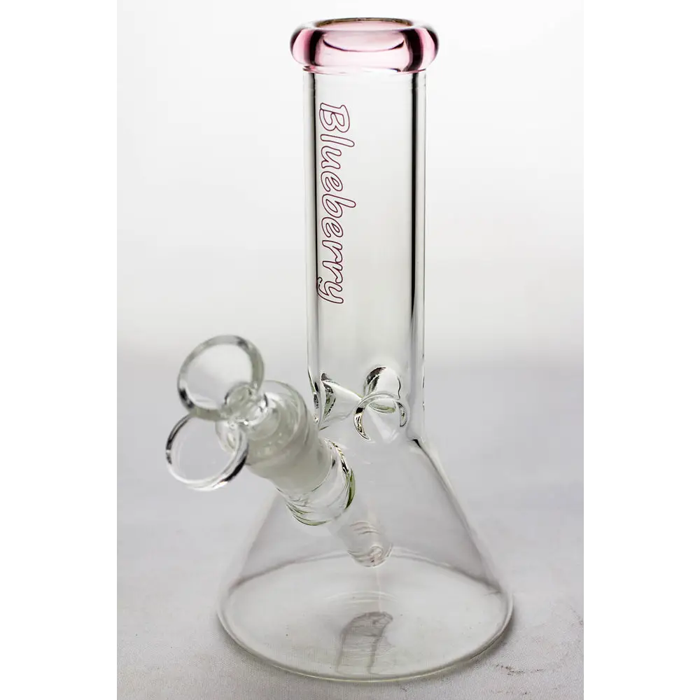 8" Blueberry glass beaker water bongs_1