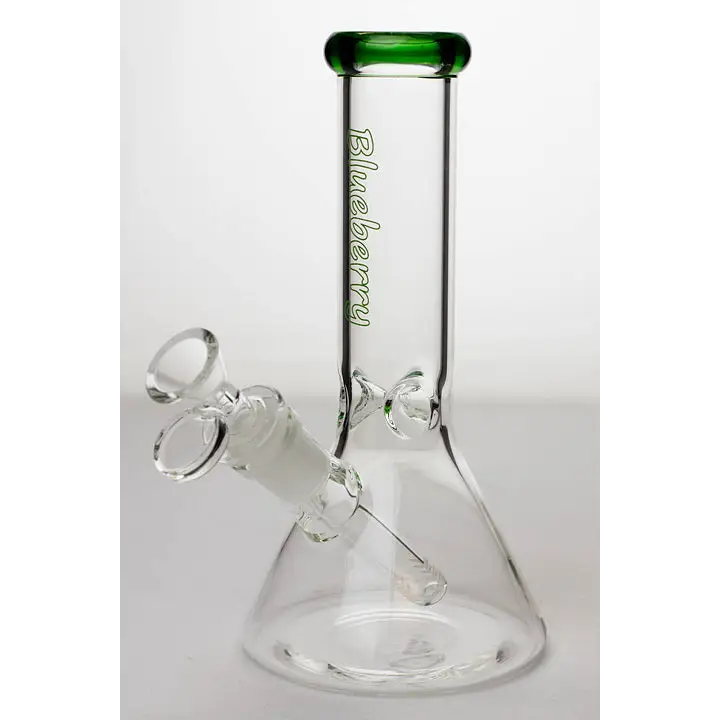 8" Blueberry glass beaker water bongs_10