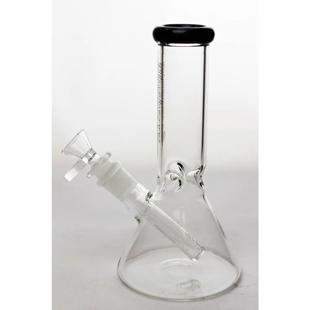 8" Blueberry glass beaker water bongs_20