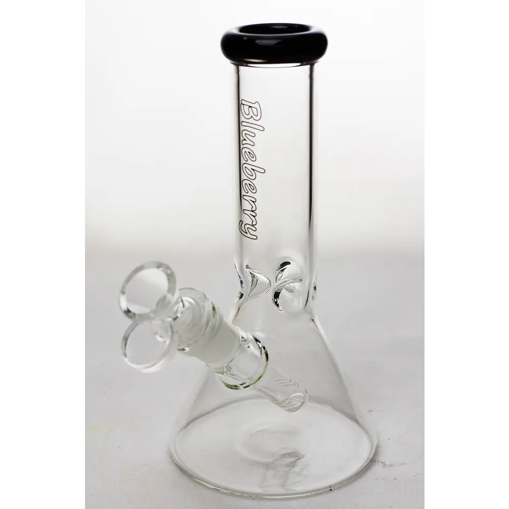 8" Blueberry glass beaker water bongs_15