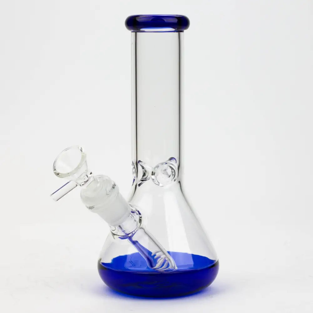 8" Color bottom Glass Bong [C6307]_7