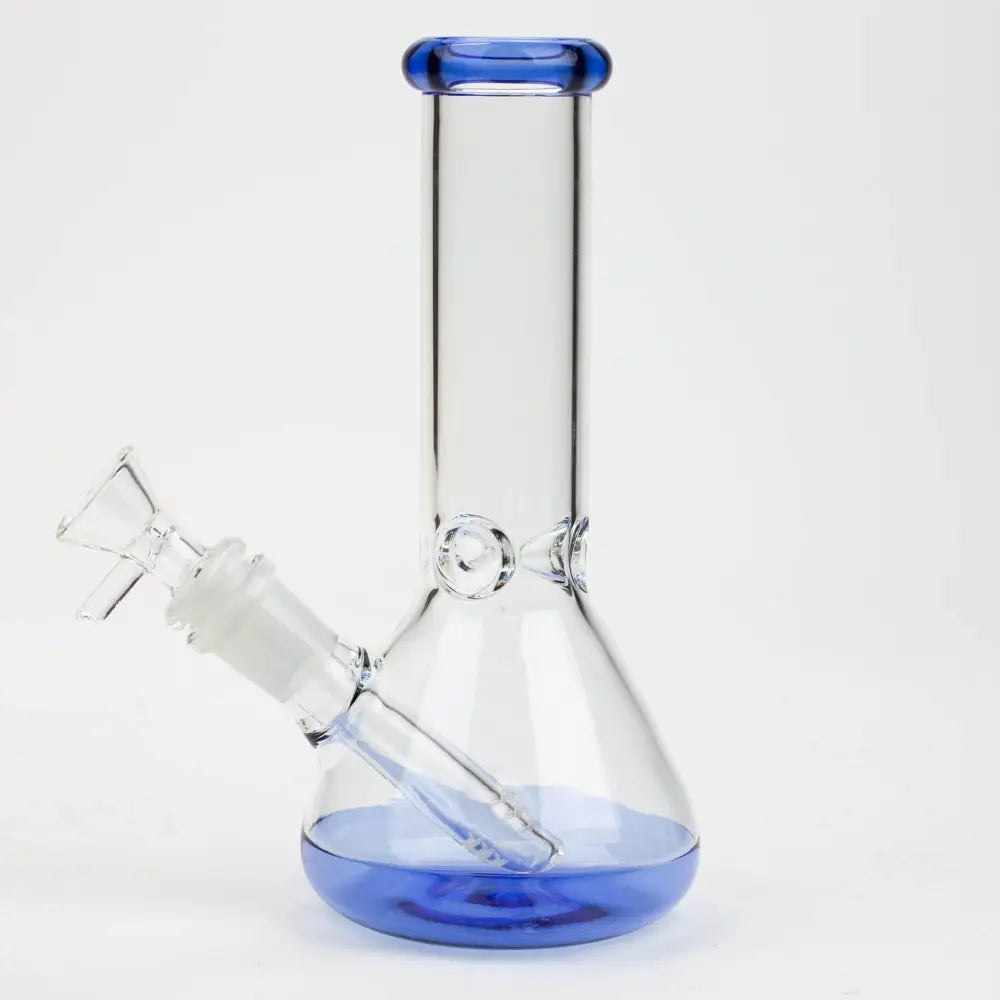 8" Color bottom Glass Bong [C6307]_11