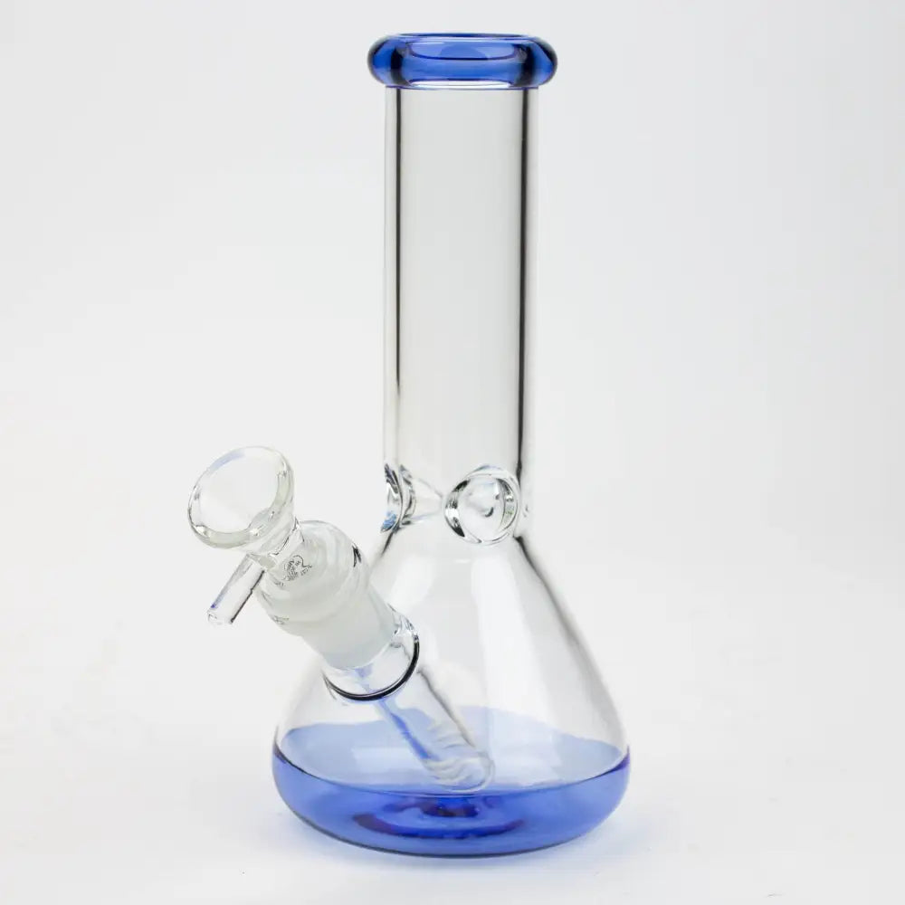 8" Color bottom Glass Bong [C6307]_10