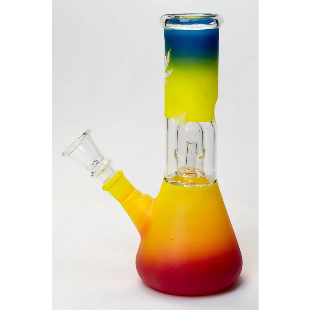 8" dome percolator beaker water bong-Leaf_4