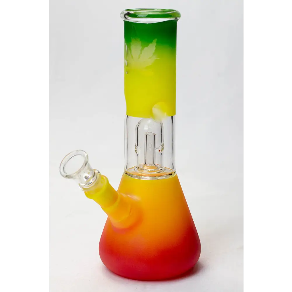 8" dome percolator beaker water bong-Leaf_3