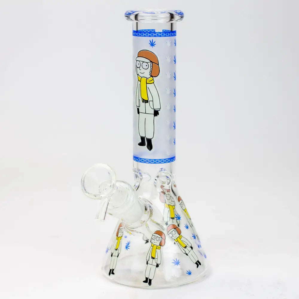 8" Glow in the dark glass Bong [GLOW]_6