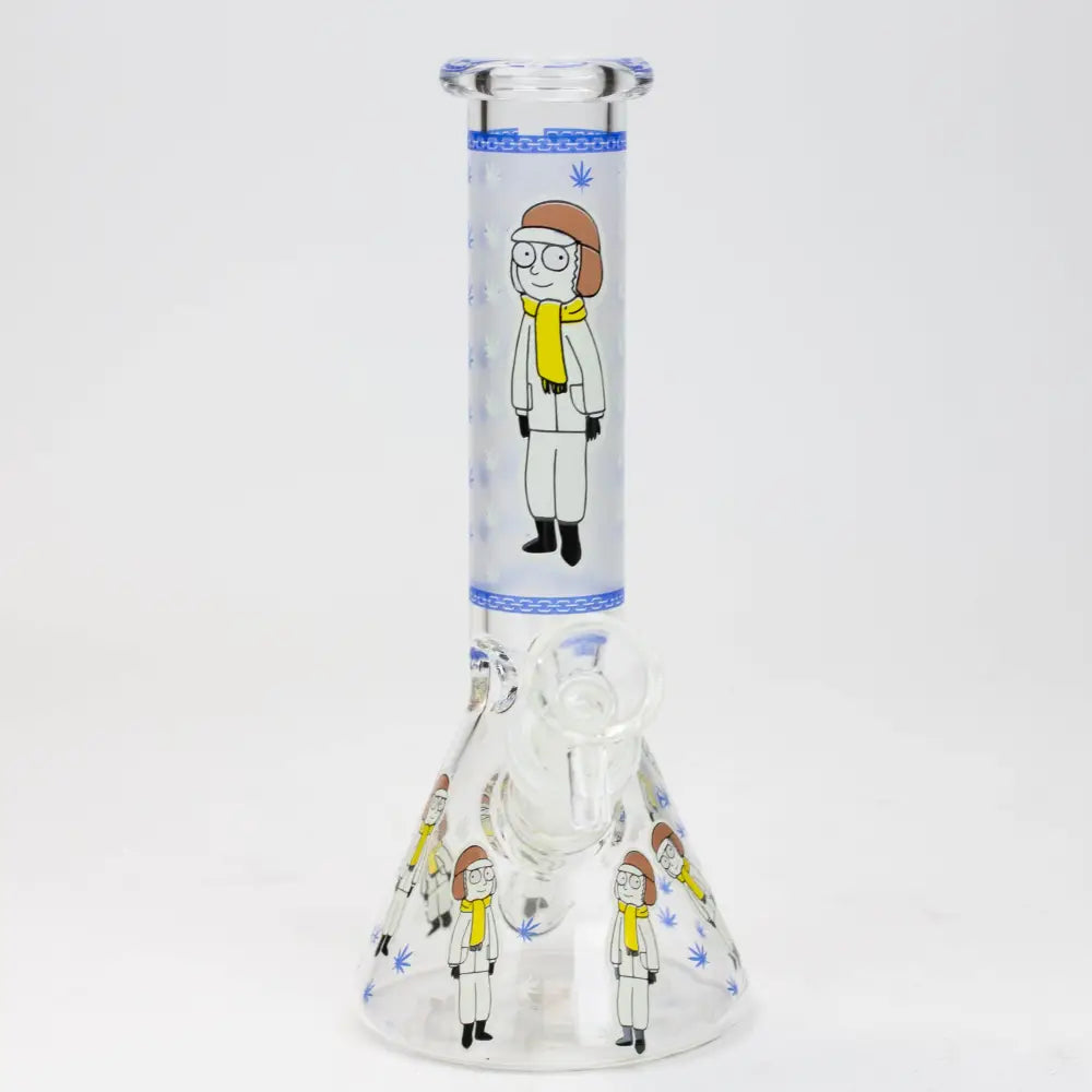 8" Glow in the dark glass Bong [GLOW]_12