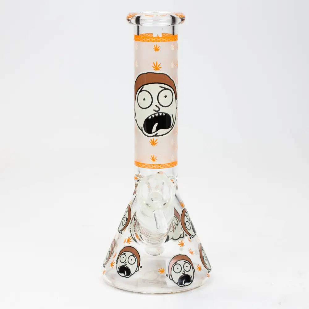 8" Glow in the dark glass Bong [GLOW]_13