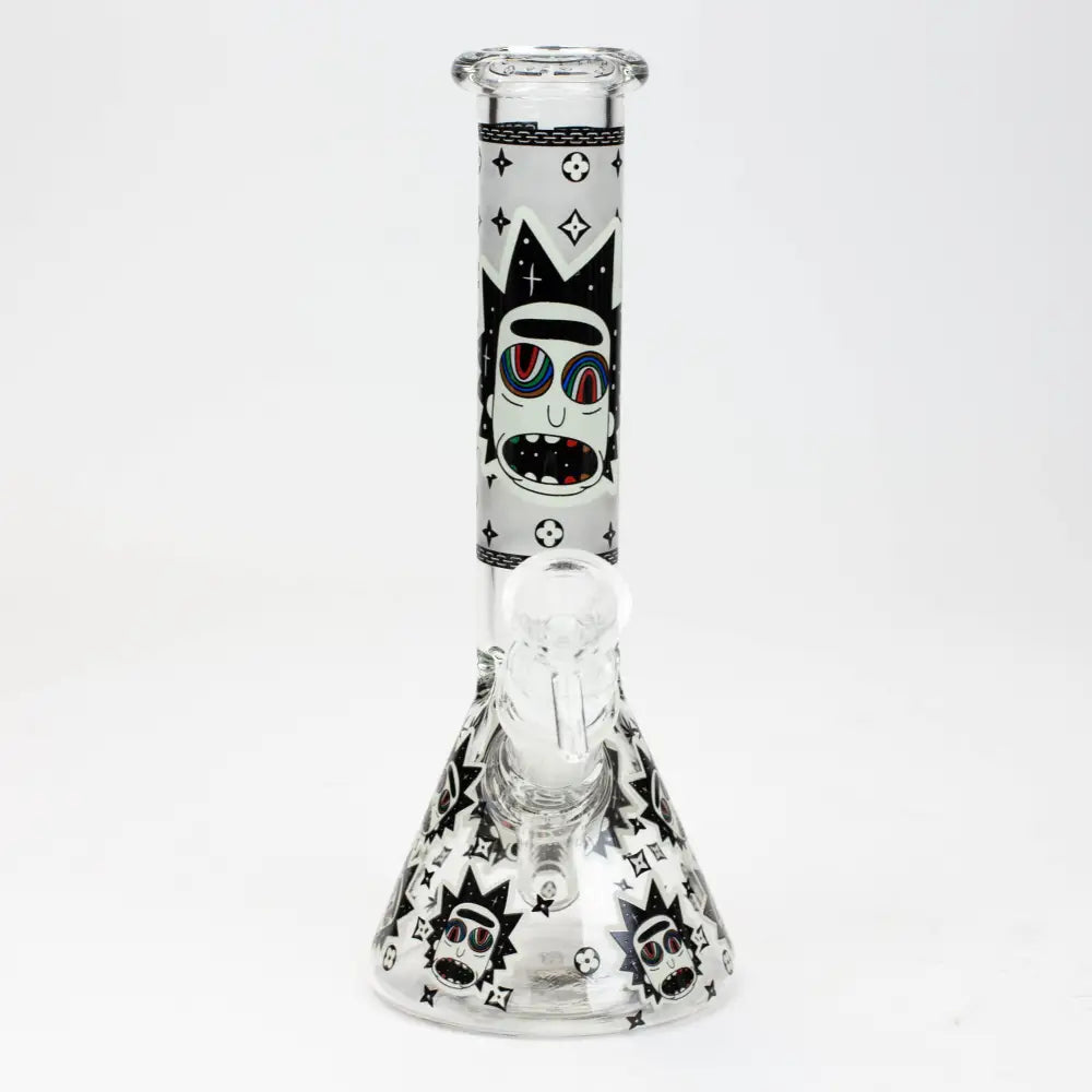 8" Glow in the dark glass Bong [GLOW]_14