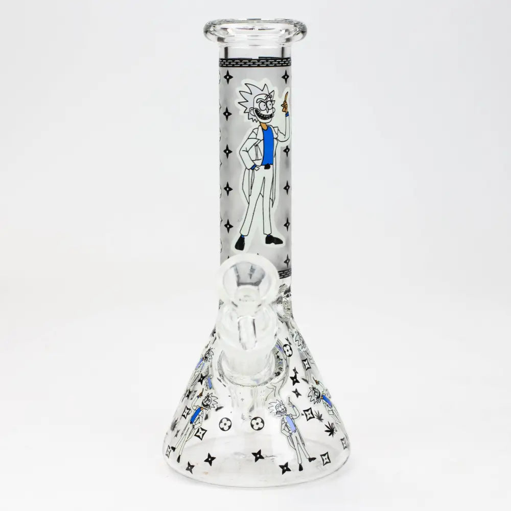 8" Glow in the dark glass Bong [GLOW]_18