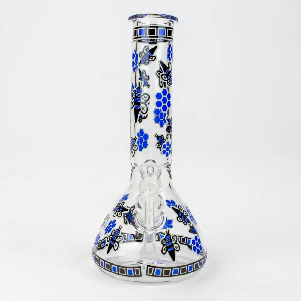 8" Glow in the dark glass bong [XTR1075]_6