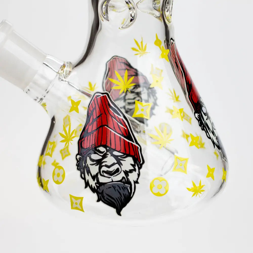 8" Gorilla cartoon glass water bong_4