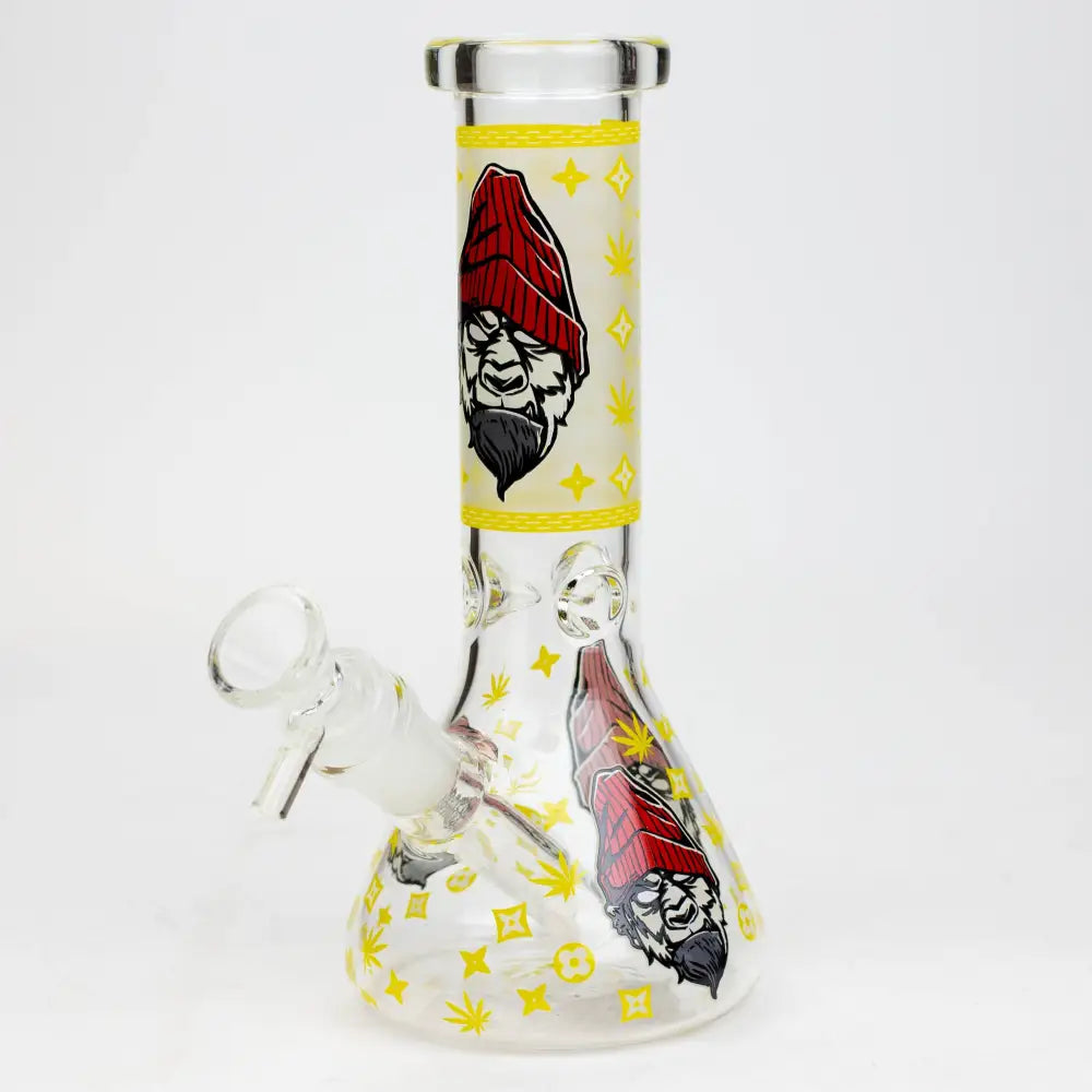 8" Gorilla cartoon glass water bong_6