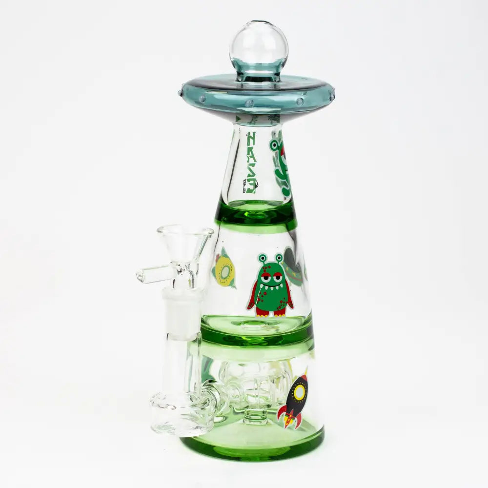 8" HAZE UFO glass bong [HZ-81]_0