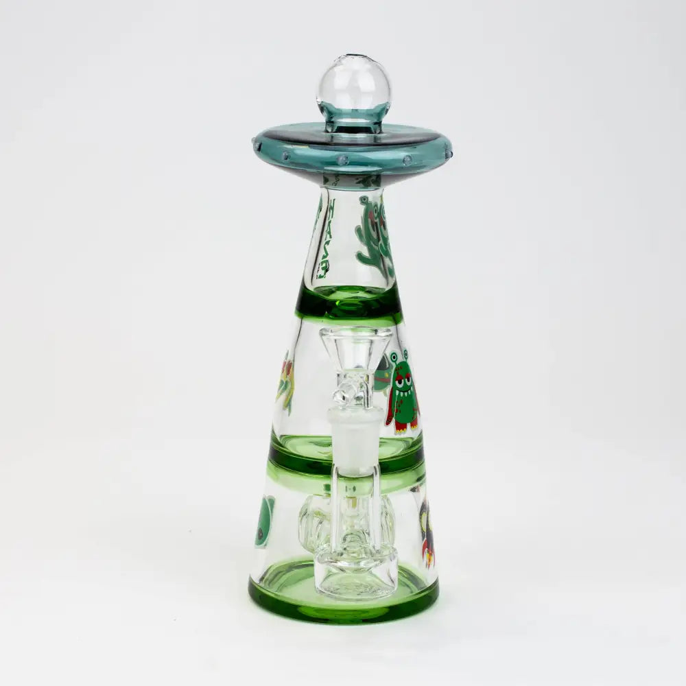 8" HAZE UFO glass bong [HZ-81]_4