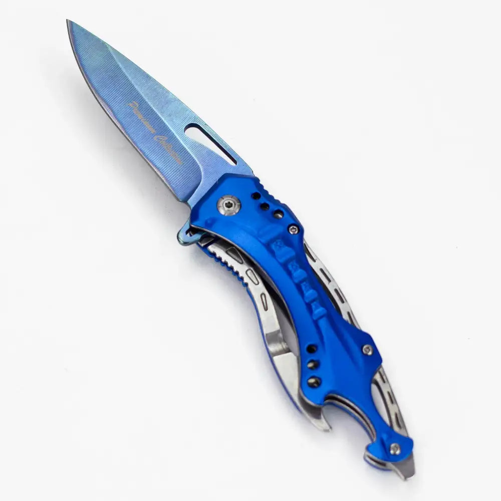 8″ Rainbow Blade with aluminum handle – Folding Knife_2