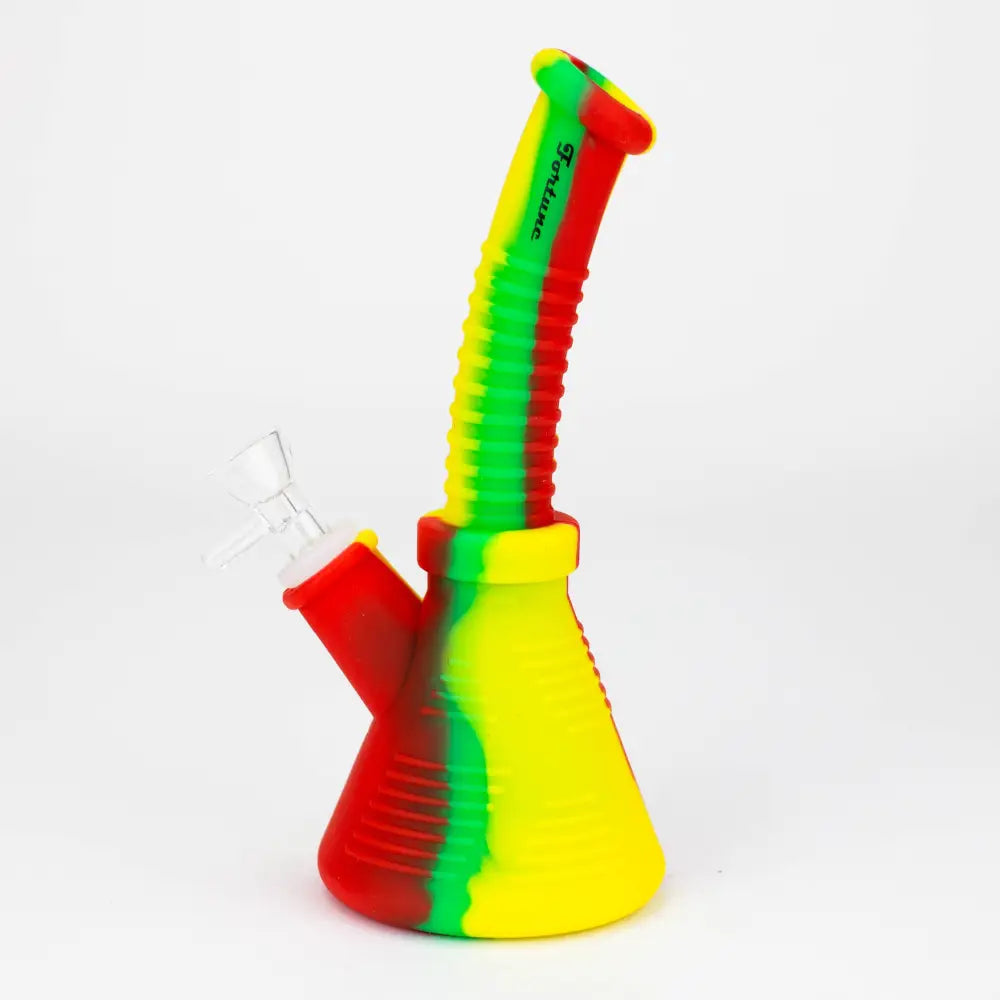 8" silicone detachable water bong - Assorted_3