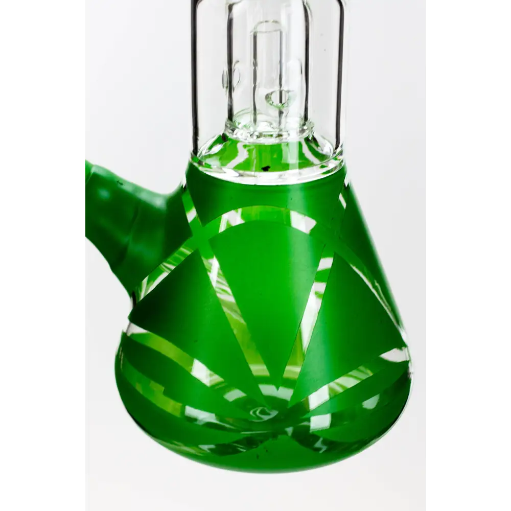 8" single dome percolator glass water bong_4