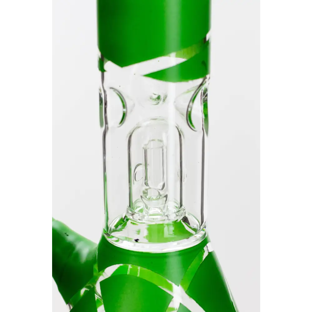 8" single dome percolator glass water bong_2