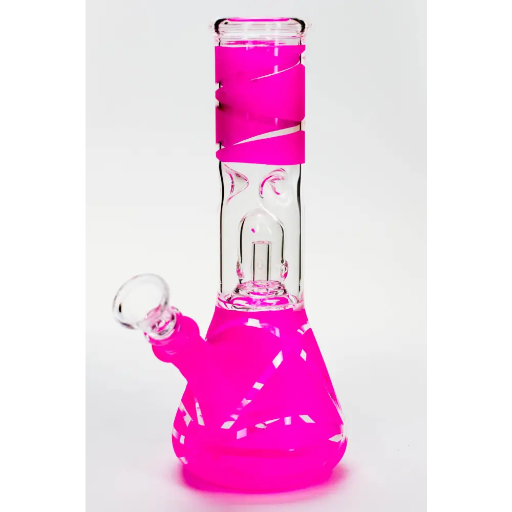 8" single dome percolator glass water bong_9