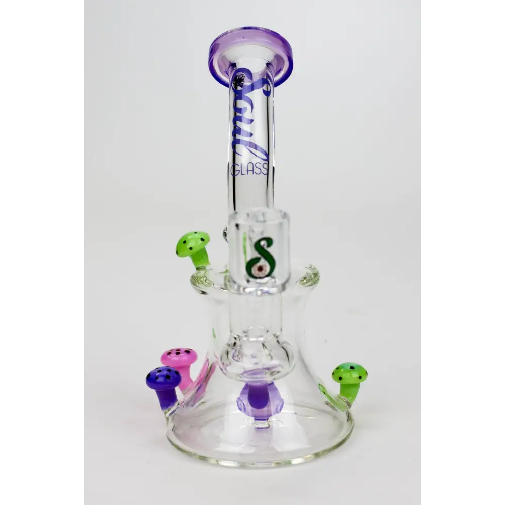 8" SOUL Glass 2-in-1 Mushroom Dab Rig_8