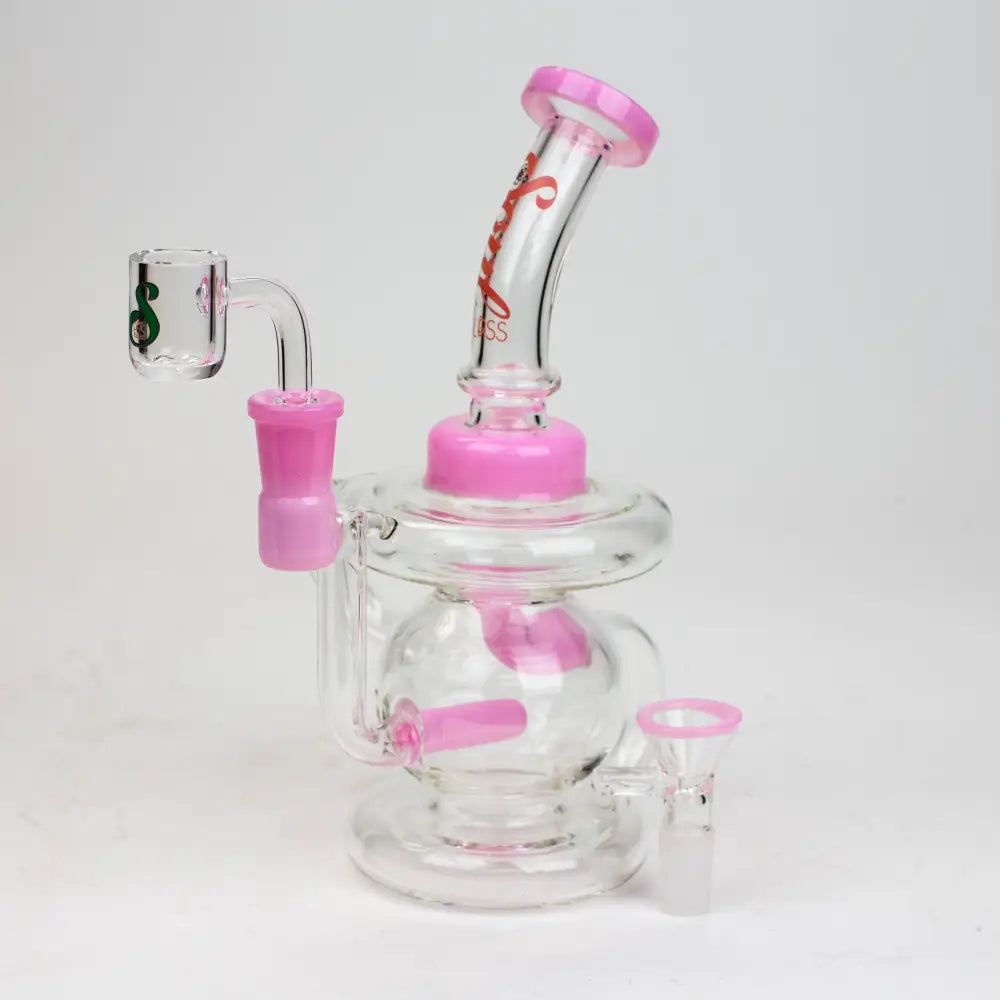 8" SOUL Glass 2-in-1 recycler bong [S2052]_3