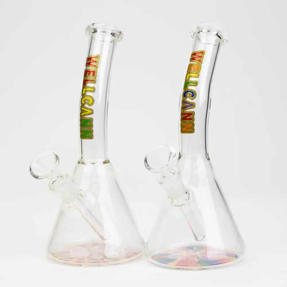 8" WellCann Mini Bong with Colour Bottom_0