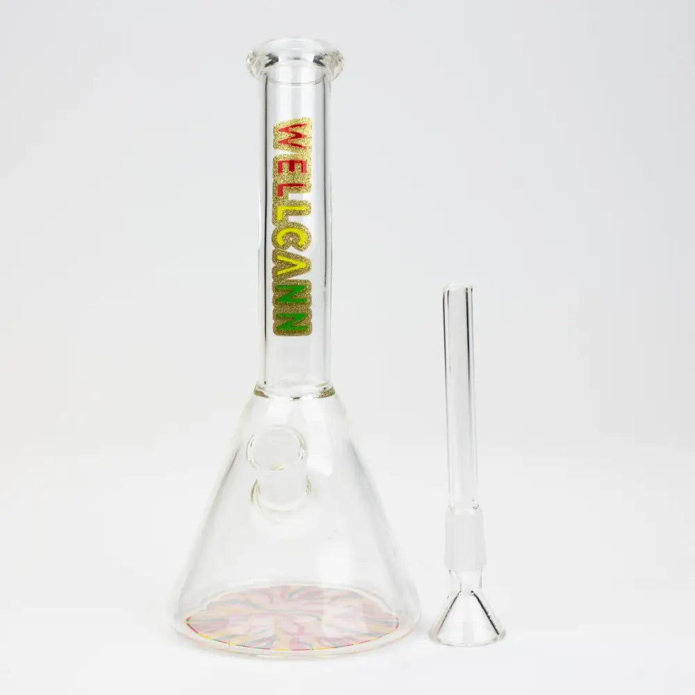 8" WellCann Mini Bong with Colour Bottom_8