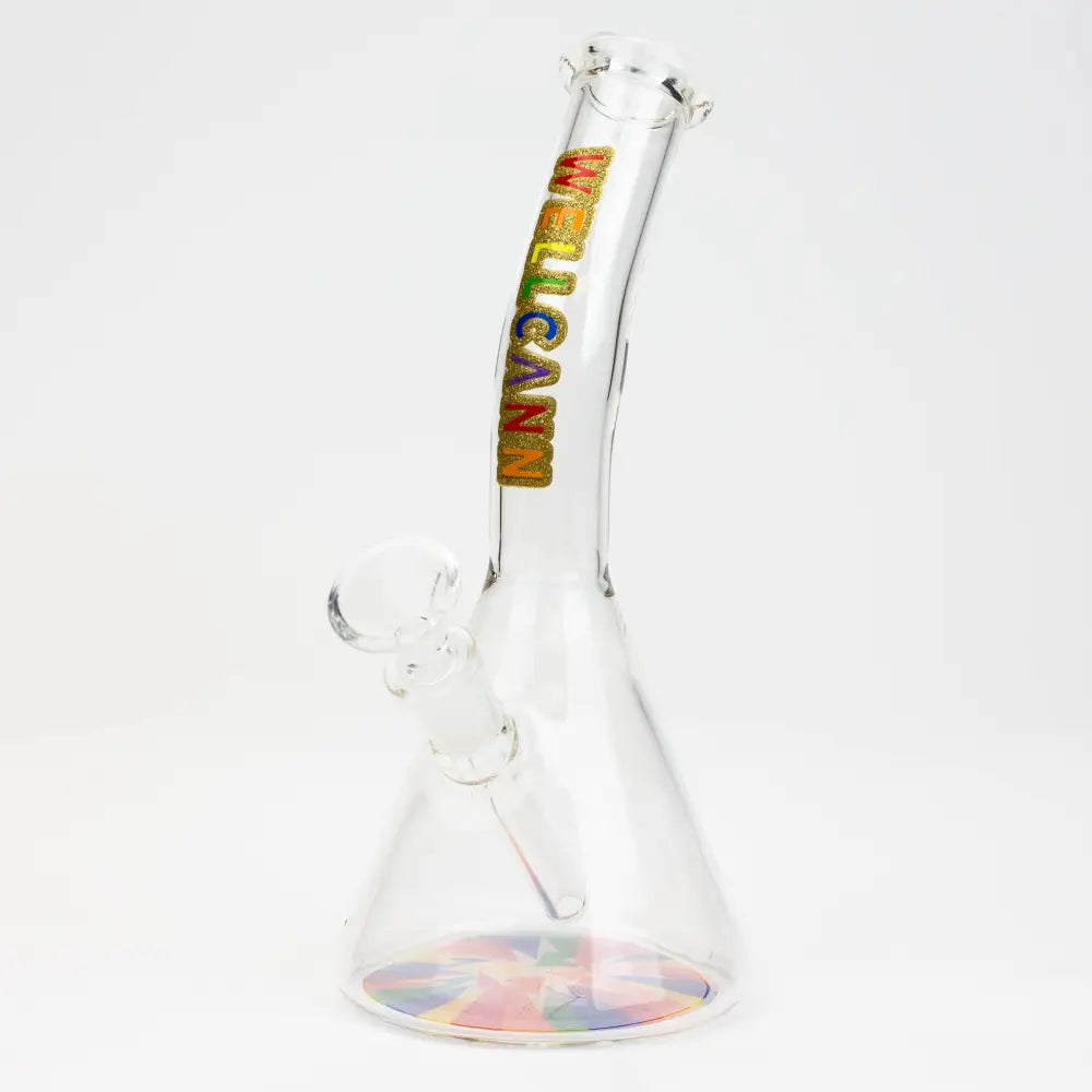 8" WellCann Mini Bong with Colour Bottom_9