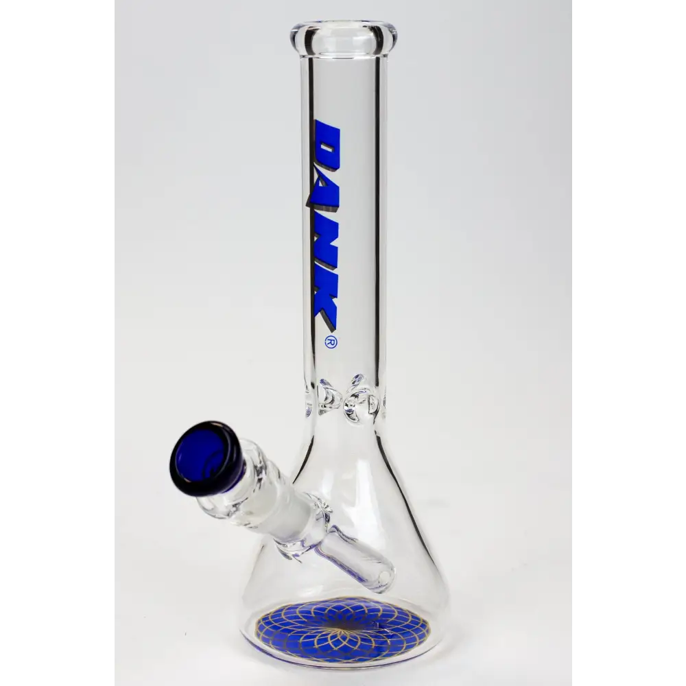 9.5" DANK beaker glass water bong_4