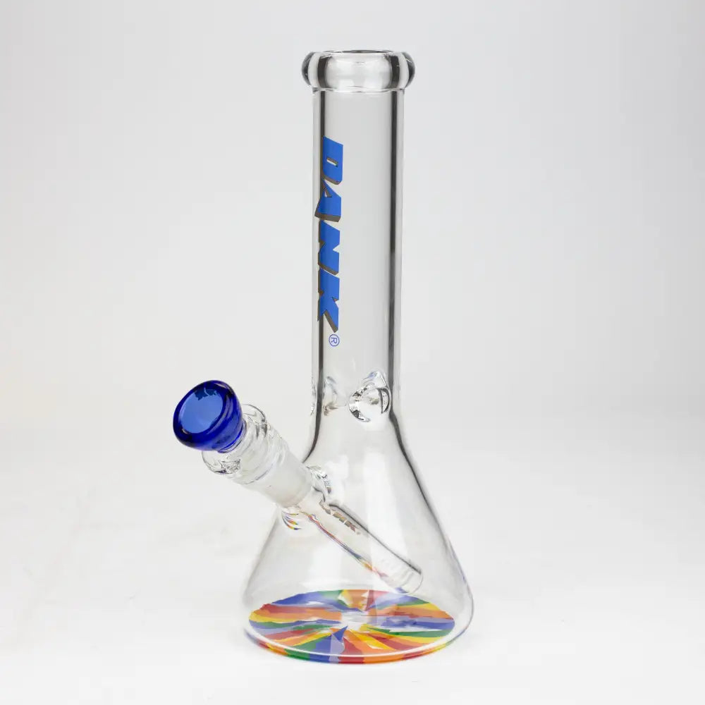 9.5" DANK beaker glass water bong (Wide / Jagged)_5