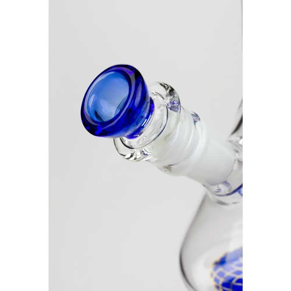 9.5" DANK beaker glass water bong (Wide / Skull)_2