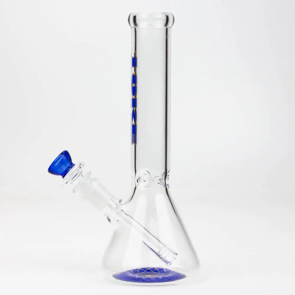 9.5" TOKE beaker glass water bong_3