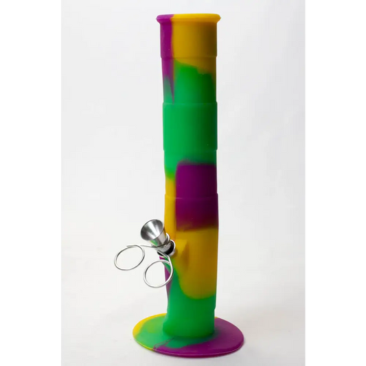 9" Foldable silicone tube portable bong Box of 6_0