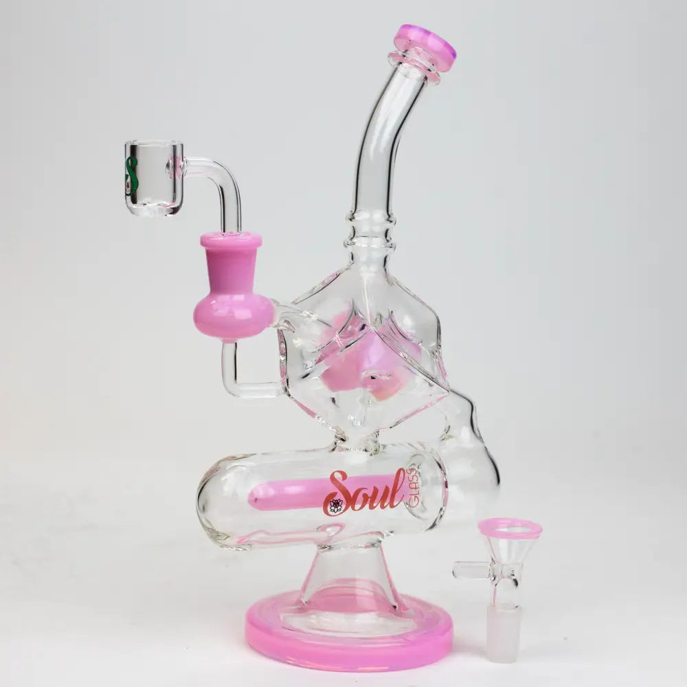 9" SOUL Glass 2-in-1 glass bong [S2057]_4