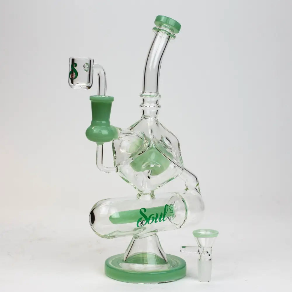 9" SOUL Glass 2-in-1 glass bong [S2057]_5