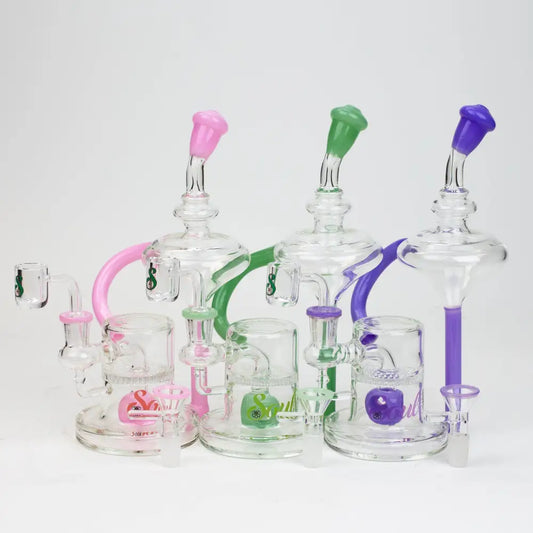 9" SOUL Glass 2-in-1 recycler bong [S2055]_0