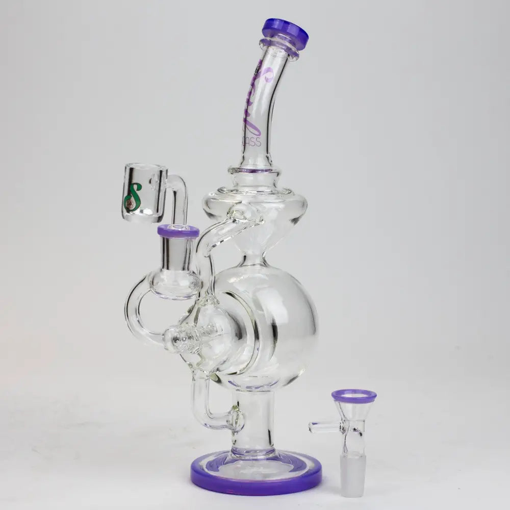 9" SOUL Glass 2-in-1 recycler bong [S2059]_6