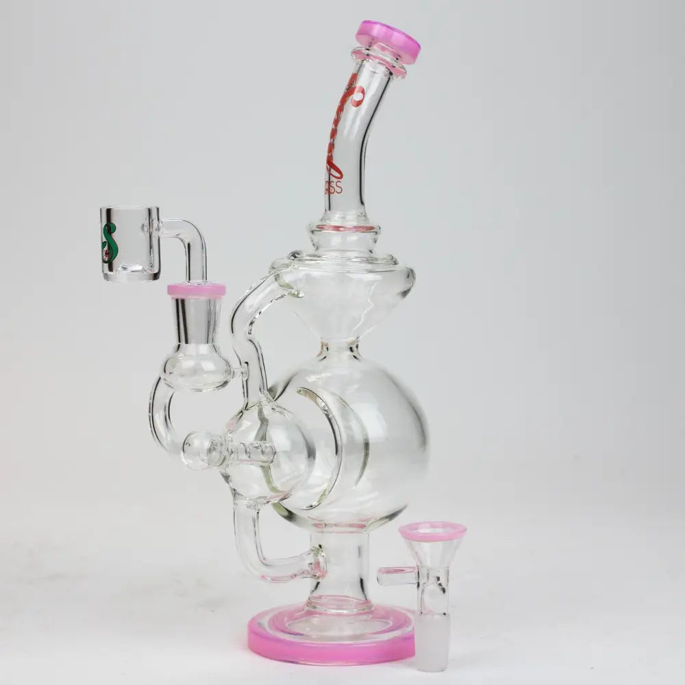 9" SOUL Glass 2-in-1 recycler bong [S2059]_5