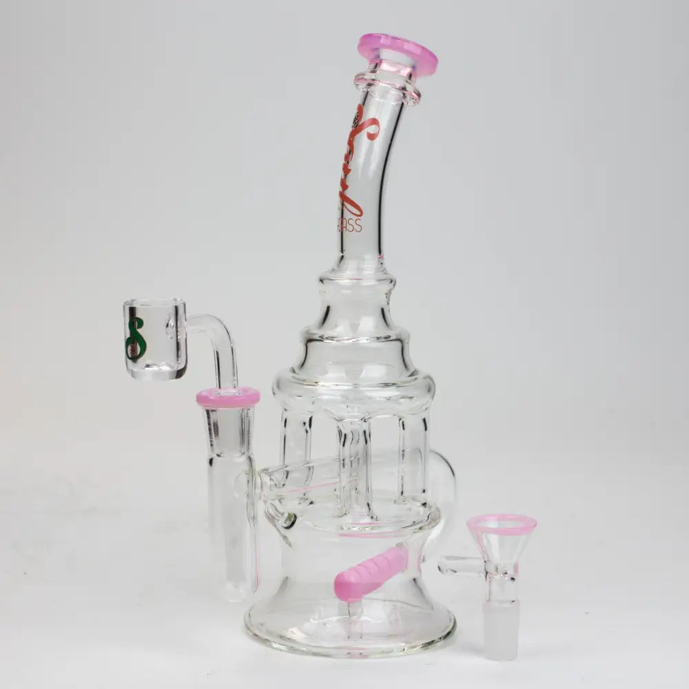 9" SOUL Glass 2-in-1 recycler bong [S2060]_4